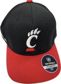 Top of the World Cincinnati Bearcats Hat - black/red